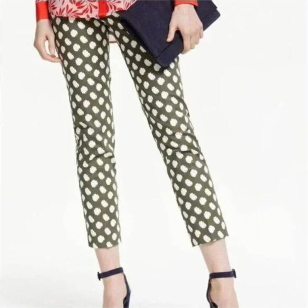Boden Richmond 7/8 Ankle Pants in Ginko Leaf Print